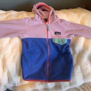 Patagonia Kids Fleece Jacket - Pink and Blue